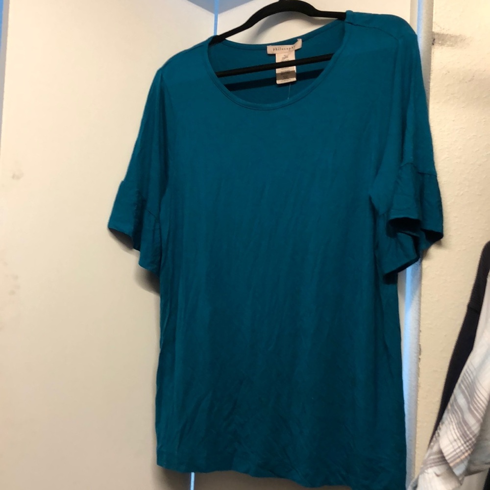 Turquoise shirt